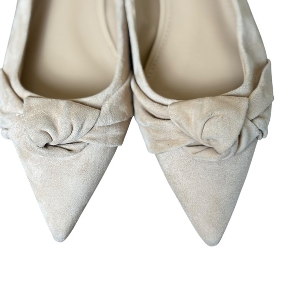 Sam Edelman Wheaton Cappucino Suede Fashion Slip On Pointed Toe Ballet Flats 6 - Picture 8 of 11